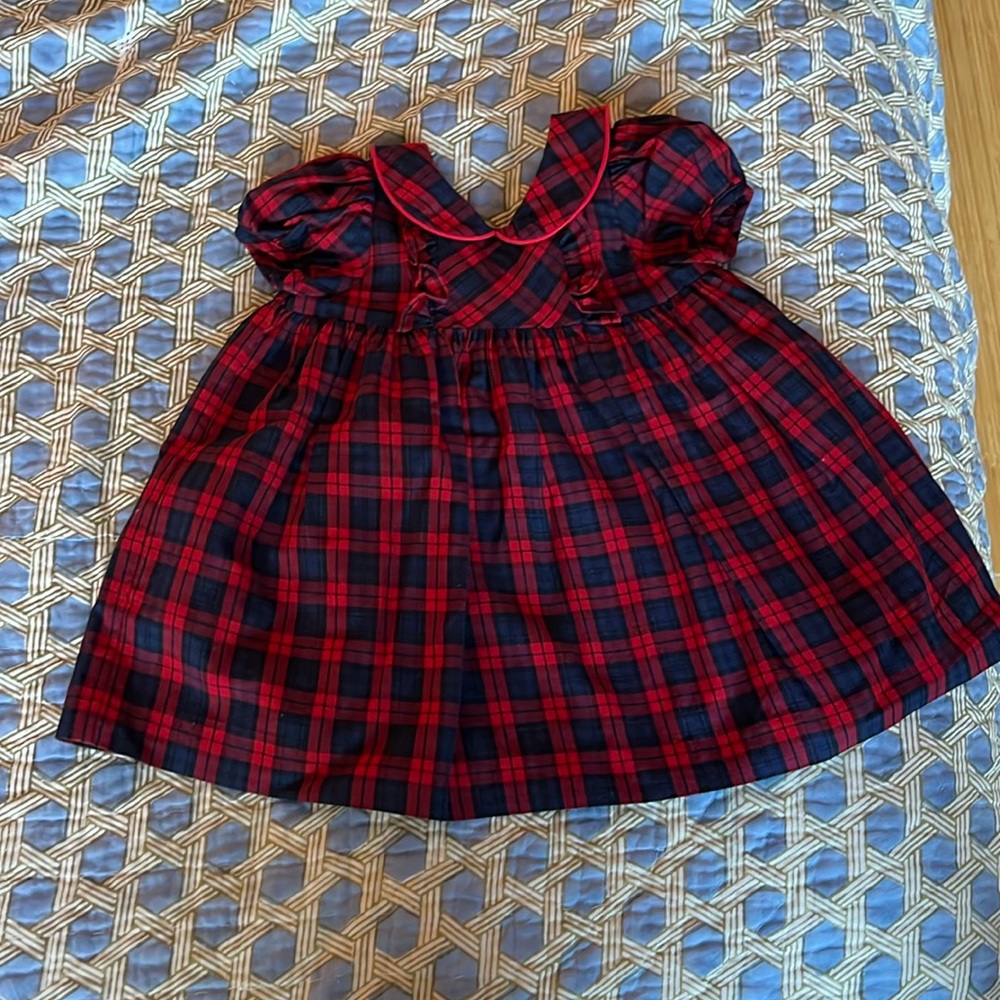 Luli &Me navy and red dress. Worn once. EUC.